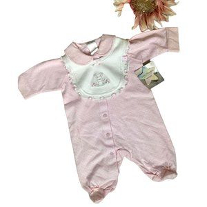 PREEMIE Little Wonders Pink Onesie w/Bib